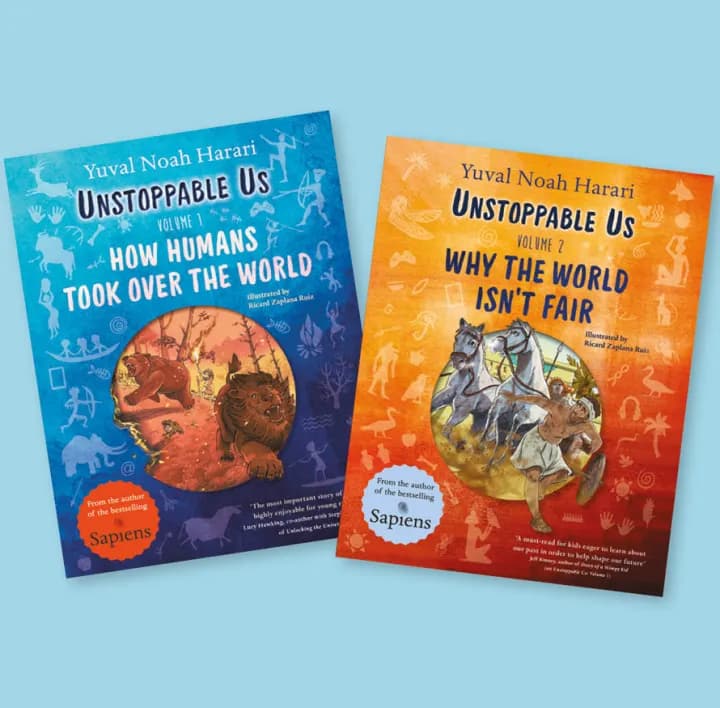 Unstoppable Us by Yuval Noah Harari — book cover