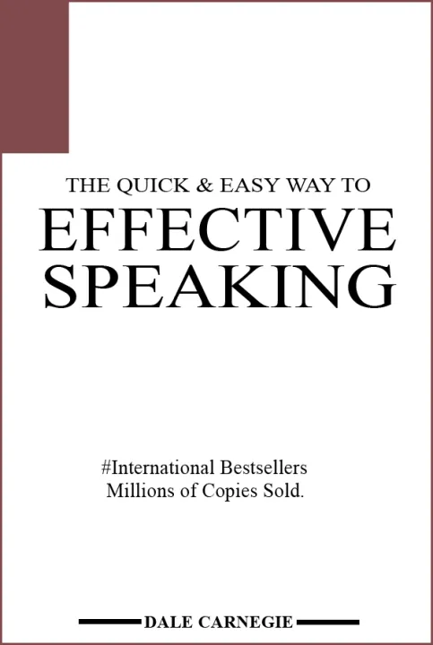 The Quick And Easy Way To Effective Speaking by Dale Carnegie — book cover
