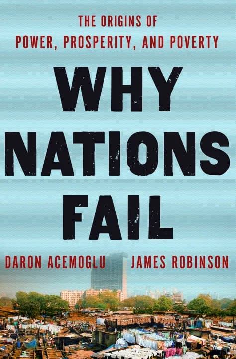 Why Nations Fail by Daron Acemoglu And James Robinson — book cover