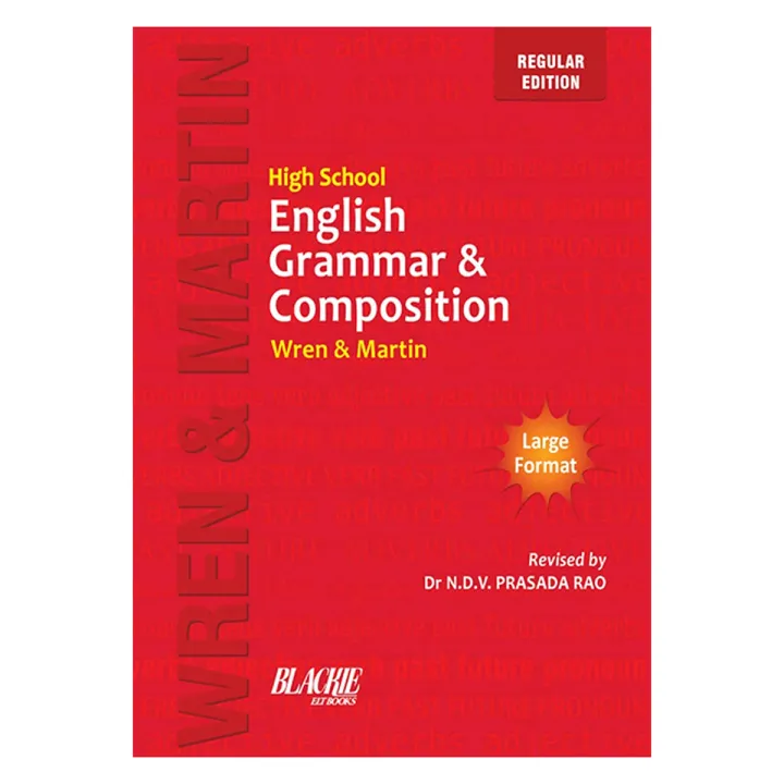 High School English Grammar & Composition (Wren & Martin) Regular Edition by Dr. NDV PRasad Rao — book cover