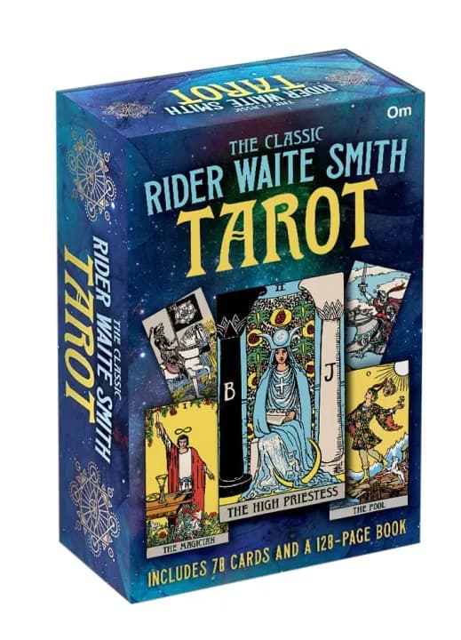 The Classic Rider Waite Smith Tarot: Includes 78 Cards And A 128 - Page Book | Traditional Tarot Deck | Tarot Cards with Guide Book by Unknown — book cover