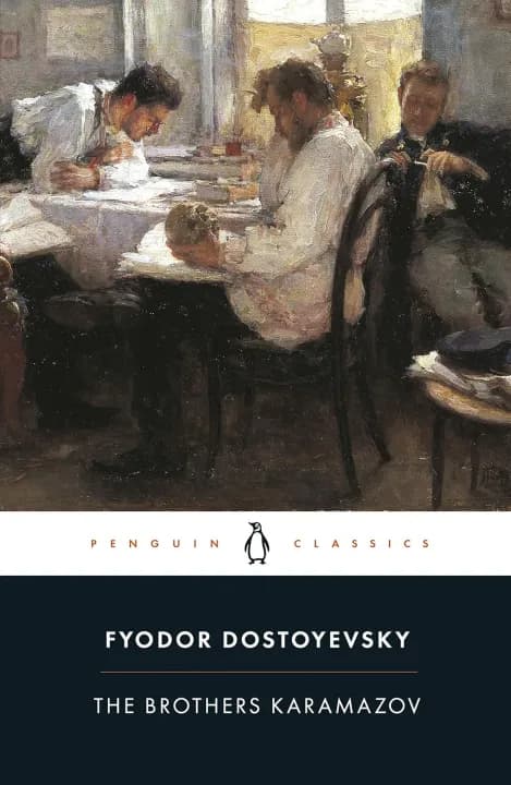 The Brothers Karamazov by Fyodor Dostoyevsky — book cover
