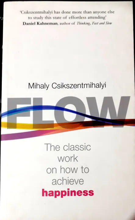 Flow by Mihaly Csikszentmihalyi — book cover