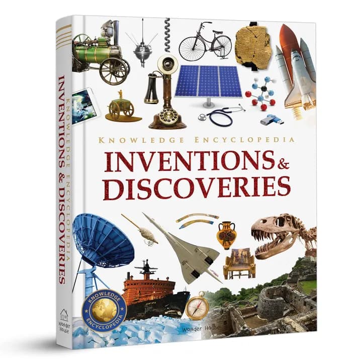 Knowledge Encyclopedia - Inventions and Discoveries by Unknown — book cover