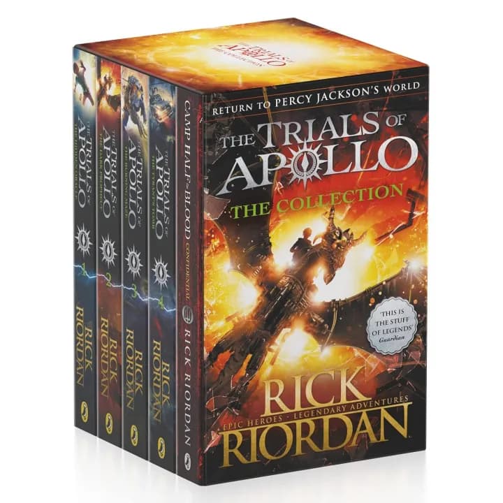 Trials of Apollo : 5 Books Set by Rick Riordan — book cover