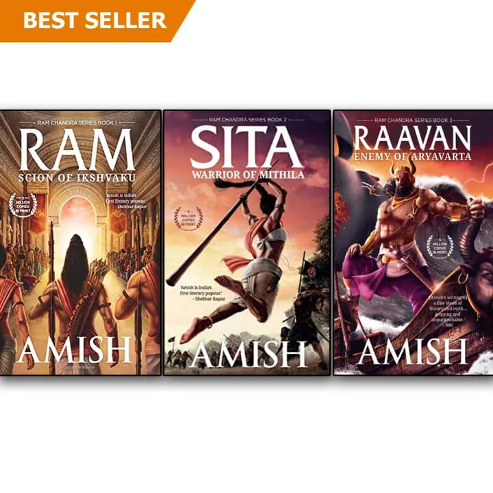 Ram Chandra Series - Ram: Scion of Ikshvaku, Sita: Warrior of Mithila, Raavan: Enemy of Aryavarta by Amish Tripathi — book cover