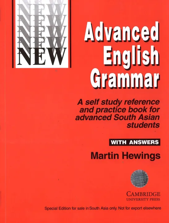 Advanced English Grammar by Martin Hewings — book cover
