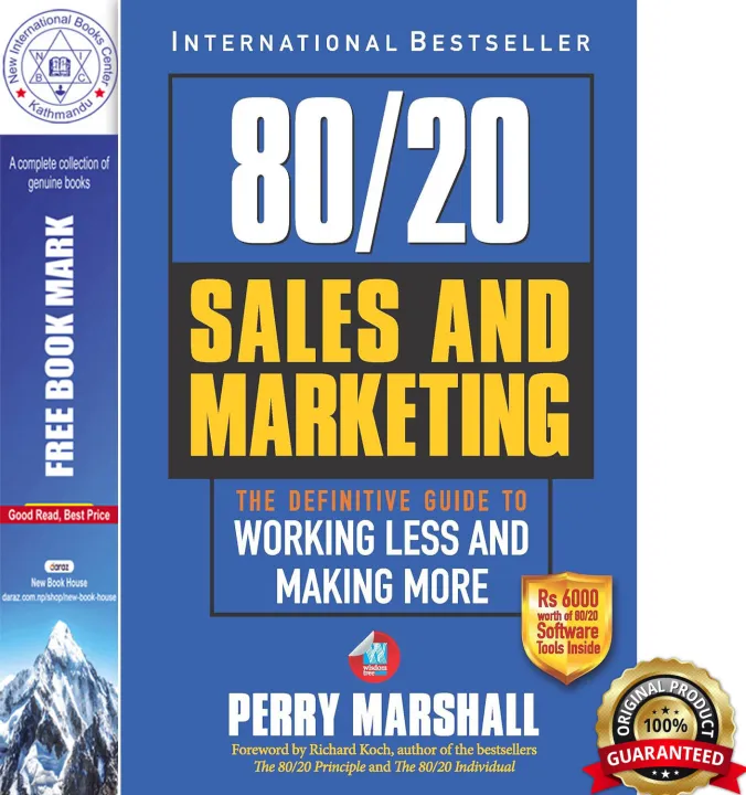 80/20 Sales and Marketing: The Definitive Guide to Working Less and Making More by Perry Marshall — book cover