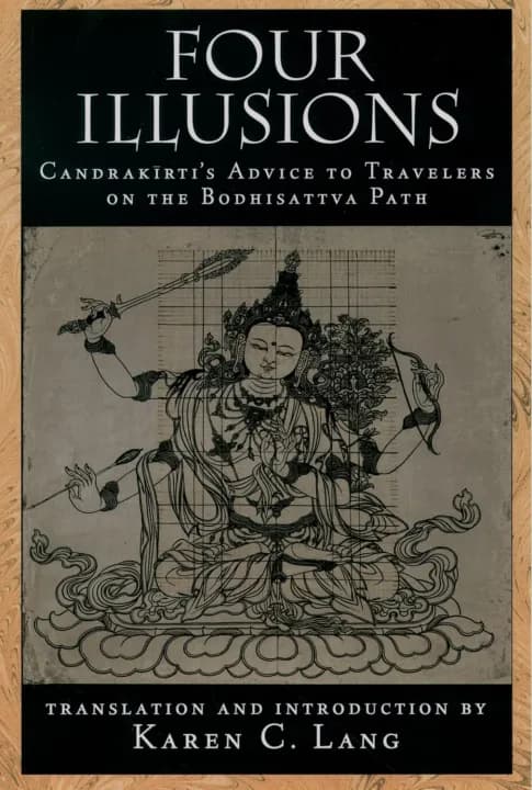 Four Illusions : Candrakirti's Advice To Travelers On The Bodhisattva Path by Karen C. Lang — book cover