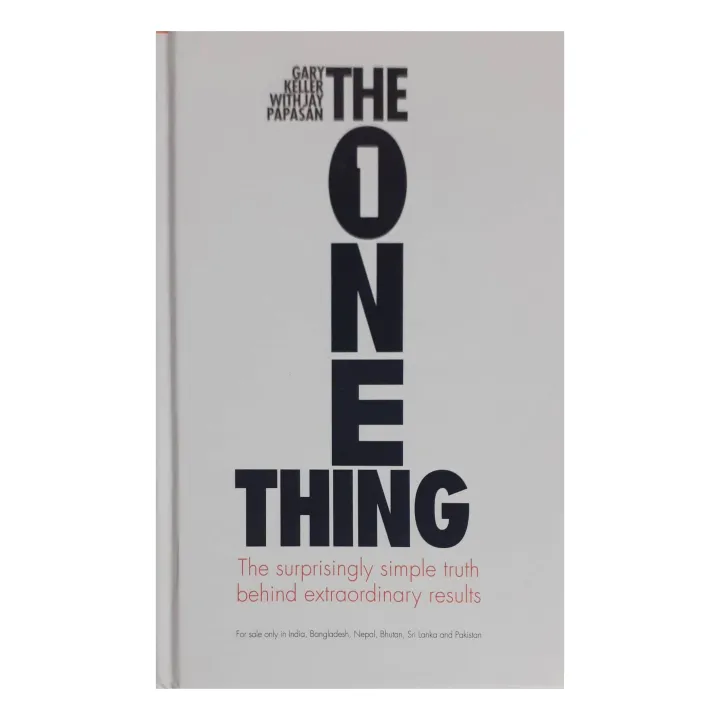 The One Thing by Gary Keller — book cover