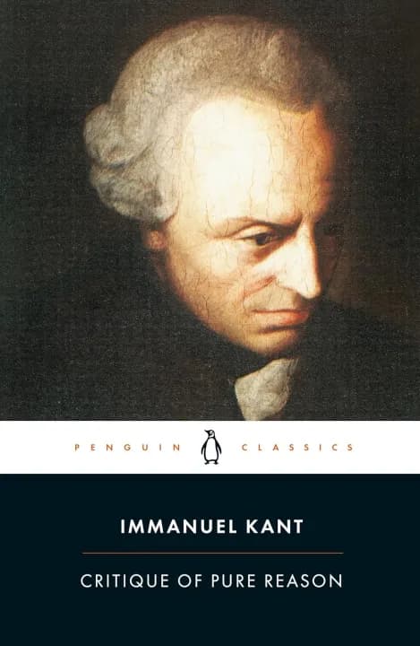 Critique of Pure Reason by Immanuel Kant — book cover