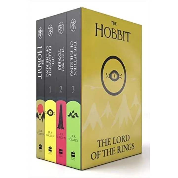 The Hobbit and The Lord of The Rings : Box Set by J.R.R. Tolkien — book cover