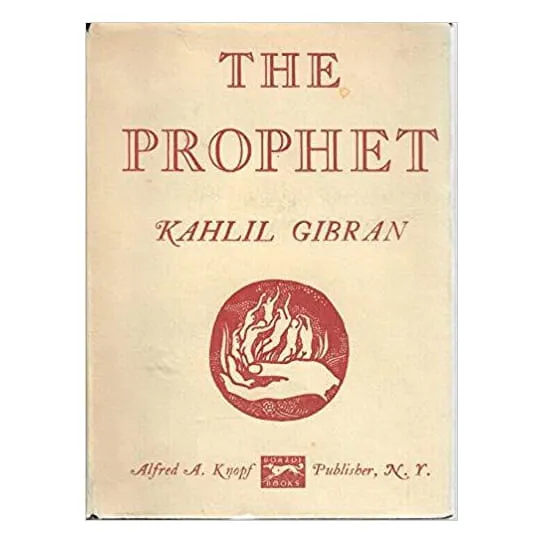 Prophet by Kahlil Gibran — book cover