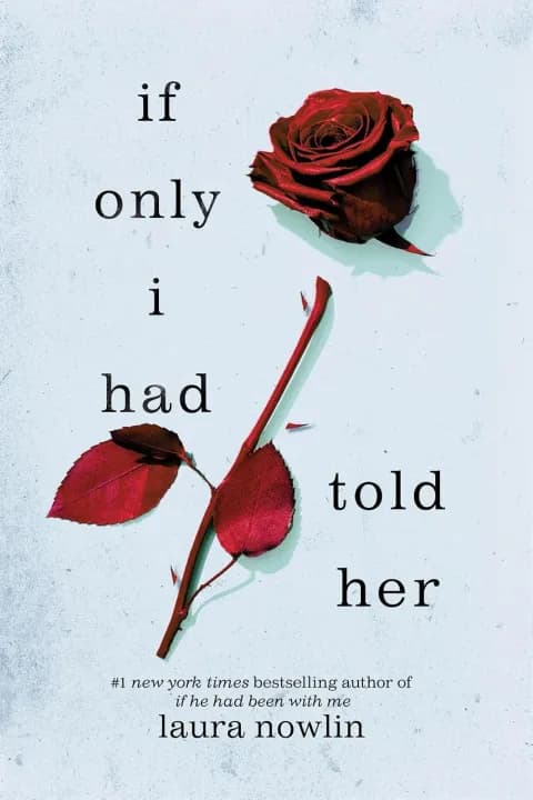 If Only I Had Told Her by Laura Nowlin — book cover