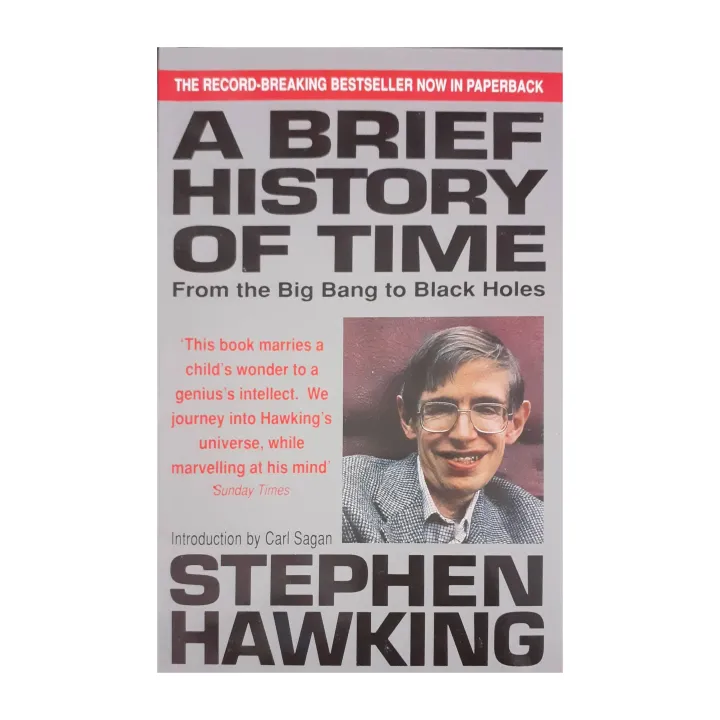 A Brief History Of Time by Stephen Hawking — book cover