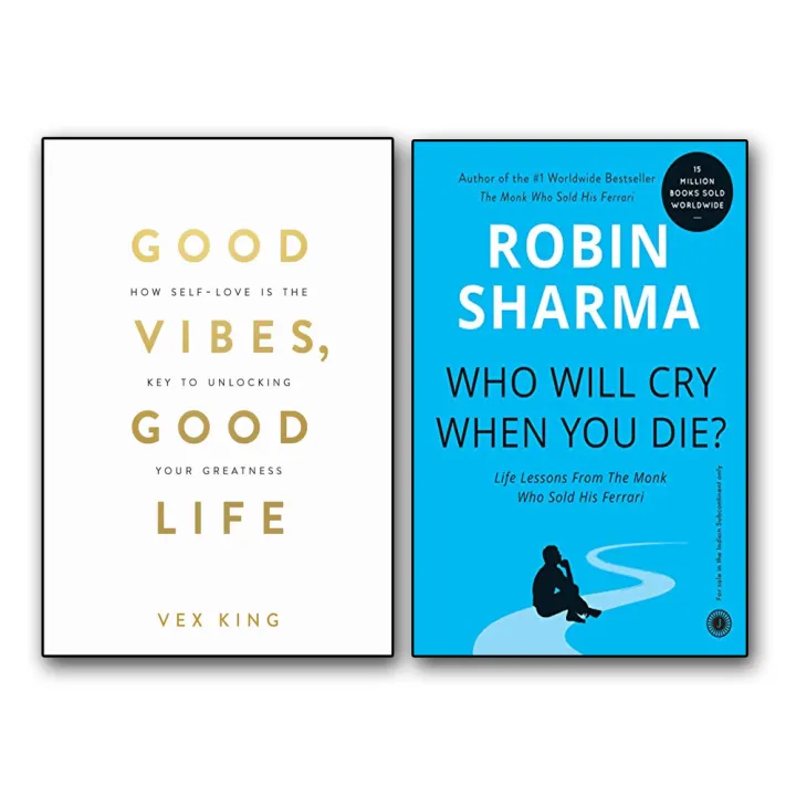Combo Books OFFER - Good Vibes, Good Life & Who Will Cry When You Die? by Unknown — book cover