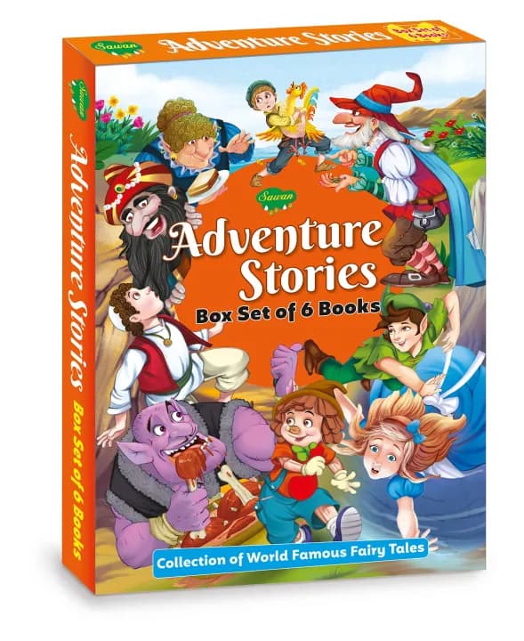 Adventure Stories Collection of World Famous Fairy Tales - Box Set of 6 Books by Unknown — book cover
