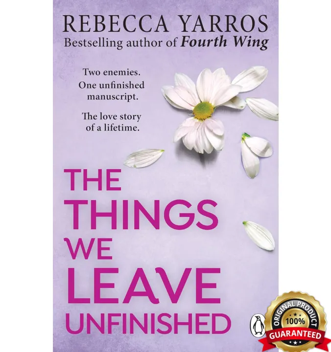The Things We Leave Unfinished by Rebecca Yarros — book cover