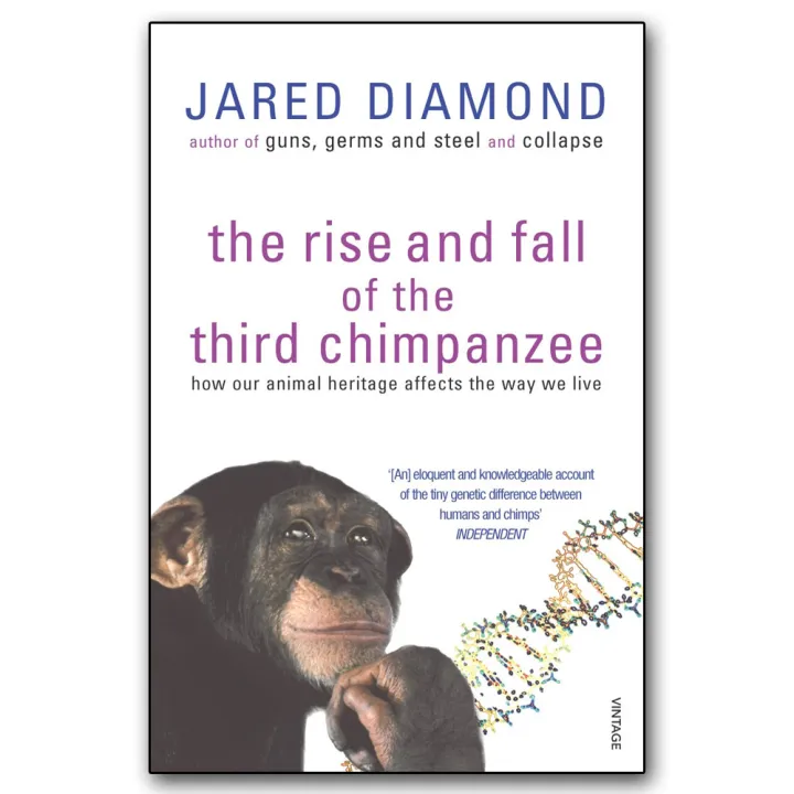 The Rise And Fall Of The Third Chimpanzee by Jared Diamond — book cover