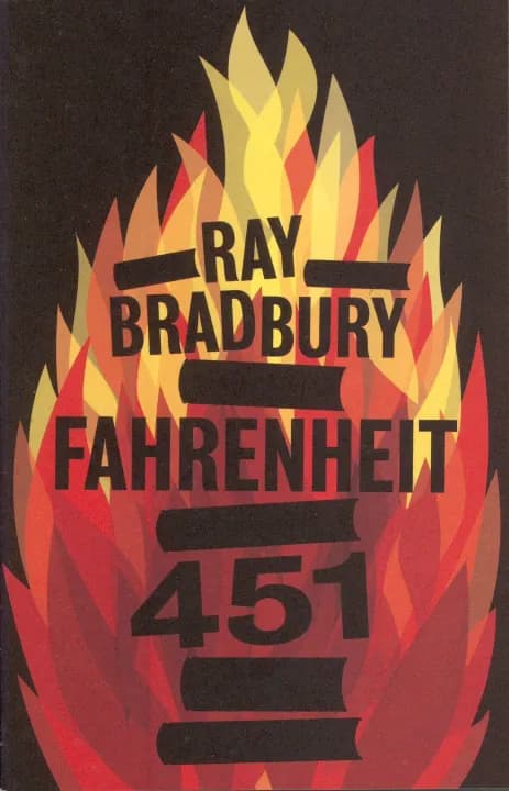 Fahrenheit 451 by Ray Bradbury — book cover