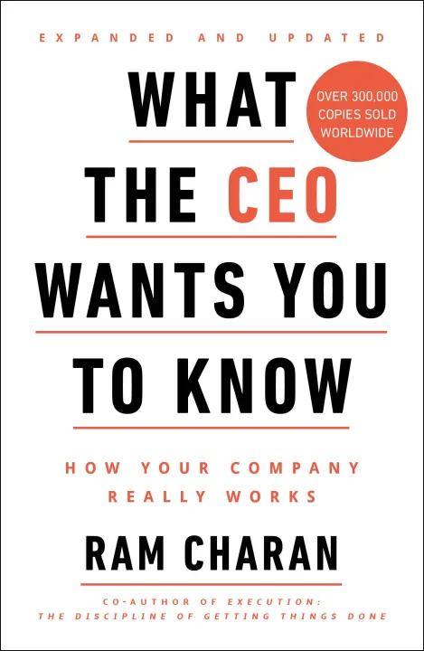 What the CEO Wants You to Know: How Your Company Really Works by Ram Charan — book cover