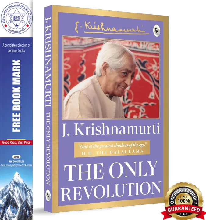 The Only Revolution by J. Krishnamurti — book cover