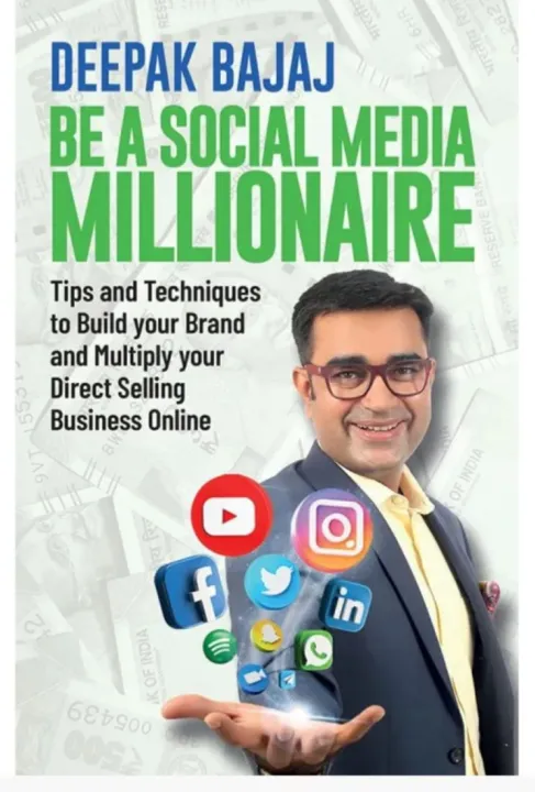 Be A Social Media Millionaire by Deepak Bajaj — book cover