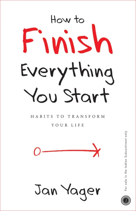 How to Finish Everything You Start by Jan Yager — book cover