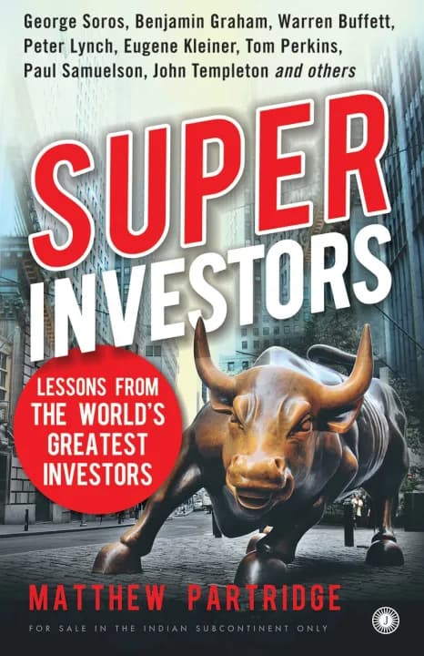 Superinvestors: Lessons from the World Greatest Investores by Matthew Partridge — book cover