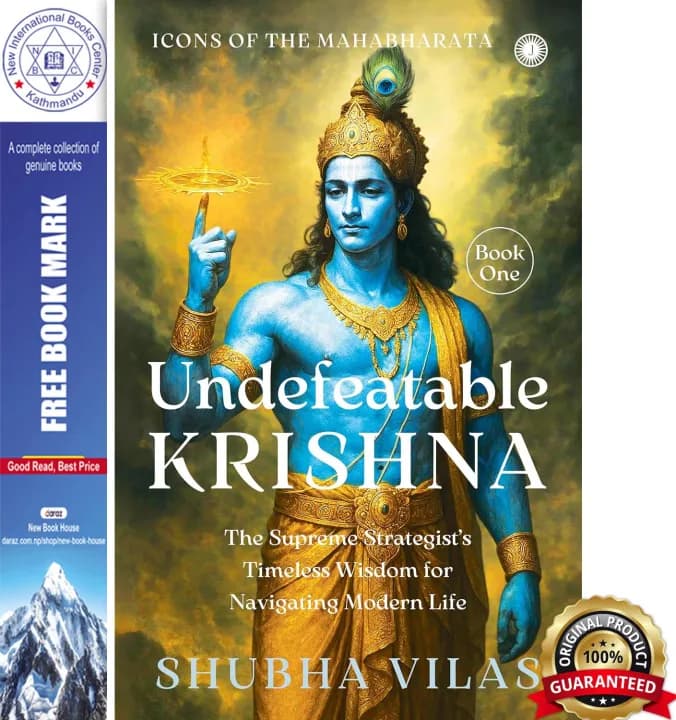 Icons of the Mahabharata – Book 1: Undefeatable Krishna: The Supreme Strategist’s Timeless Wisdom for Navigating Modern Life by Shubha Vilas — book cover