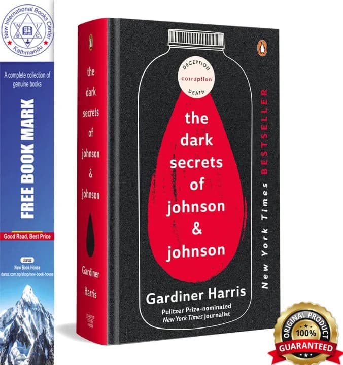 The Dark Secrets of Johnson & Johnson by Gardiner Harris — book cover