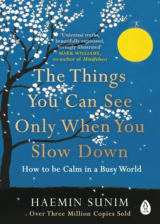 The Things You Can See Only When You Slow Down: How to be Calm in a Busy World by Haemin Sunim — book cover