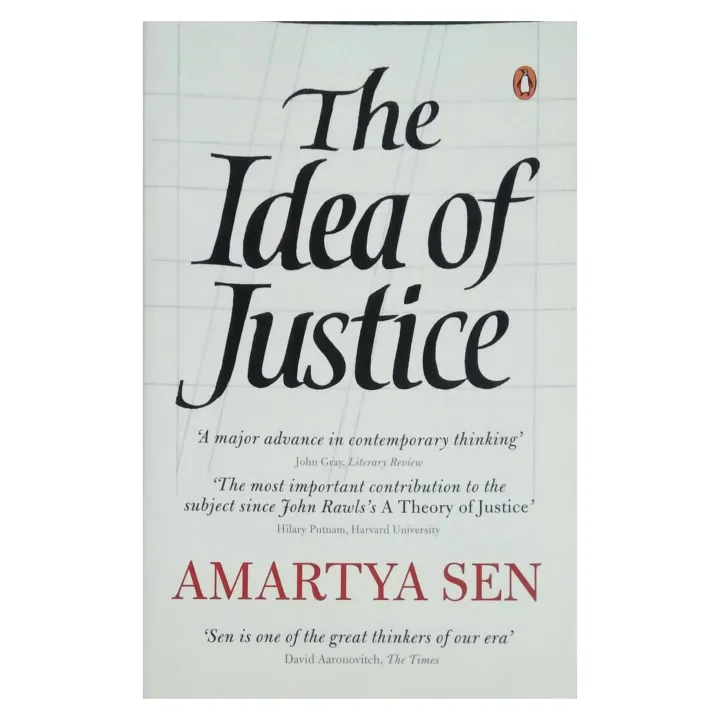 The Idea Of Justice by Amartya Sen — book cover