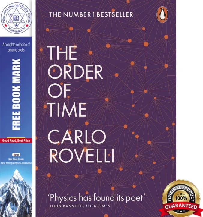 The Order of Time by Carlo Rovelli — book cover
