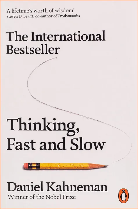 Thinking, Fast and Slow by Daniel Kahneman — book cover