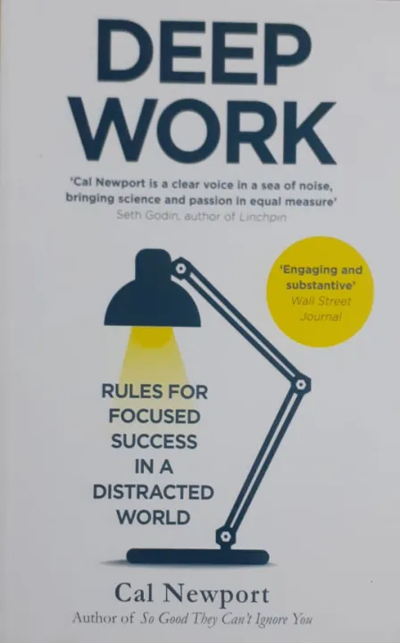 Deep Work by Cal Newport — book cover