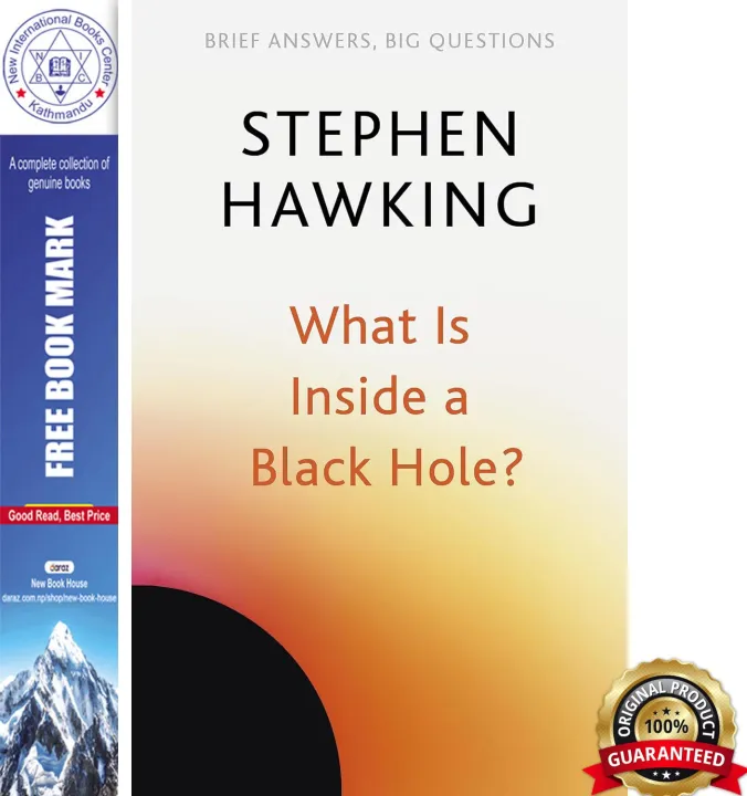 WHAT IS INSIDE A BLACK HOLE? by Stephen Hawking — book cover