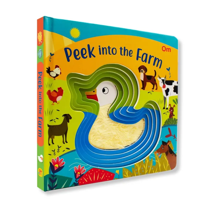 Peek Into The Farm : Illustrated Rhymes for Kids by Unknown — book cover