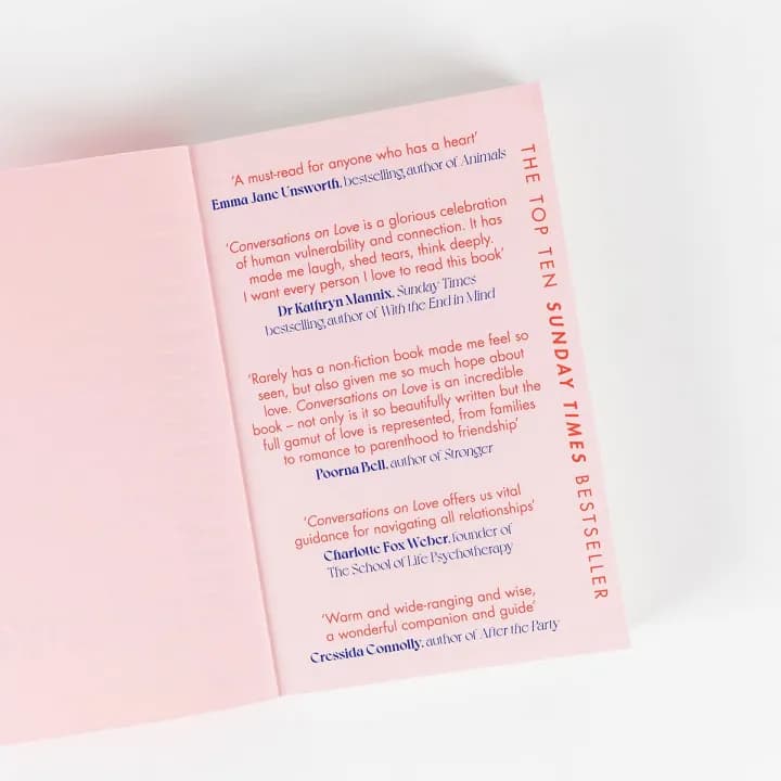 Conversations on Love by Natasha Lunn — book cover
