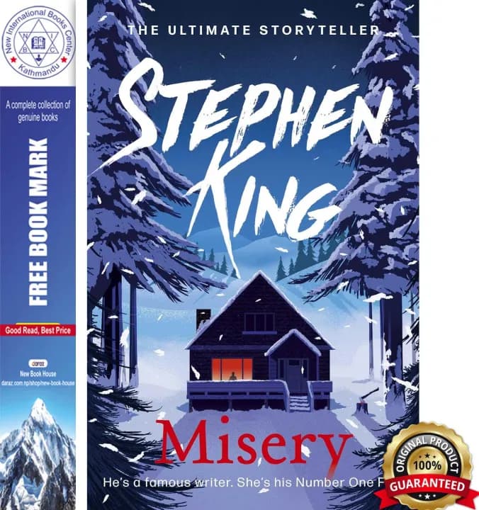 MISERY by Stephen King — book cover