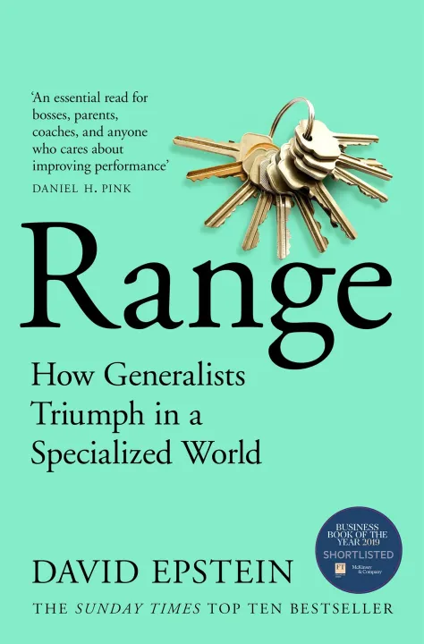 Range: How Generalists Triumph in a Specialized World by David Epstein — book cover