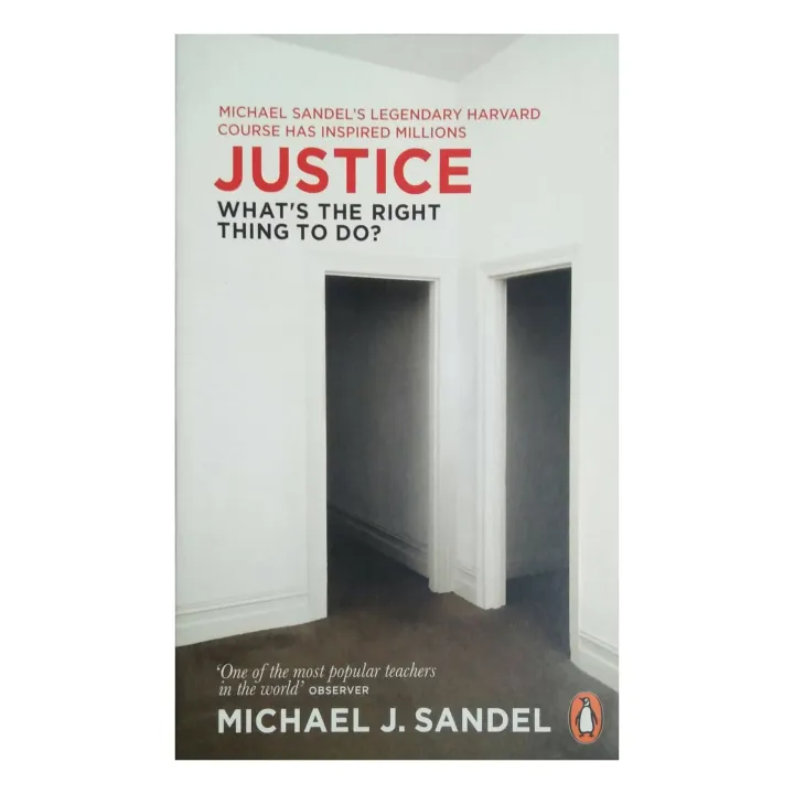 Justice by Michael J. Sandel — book cover