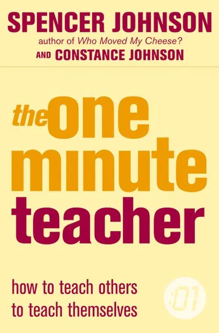 One Minute Teacher by Spencer Johnson — book cover