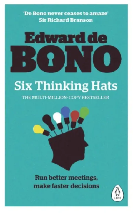 Six Thinking Hats by Edward De Bono — book cover